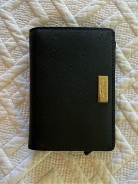 kate spade Black Saffiano Leather wallet
